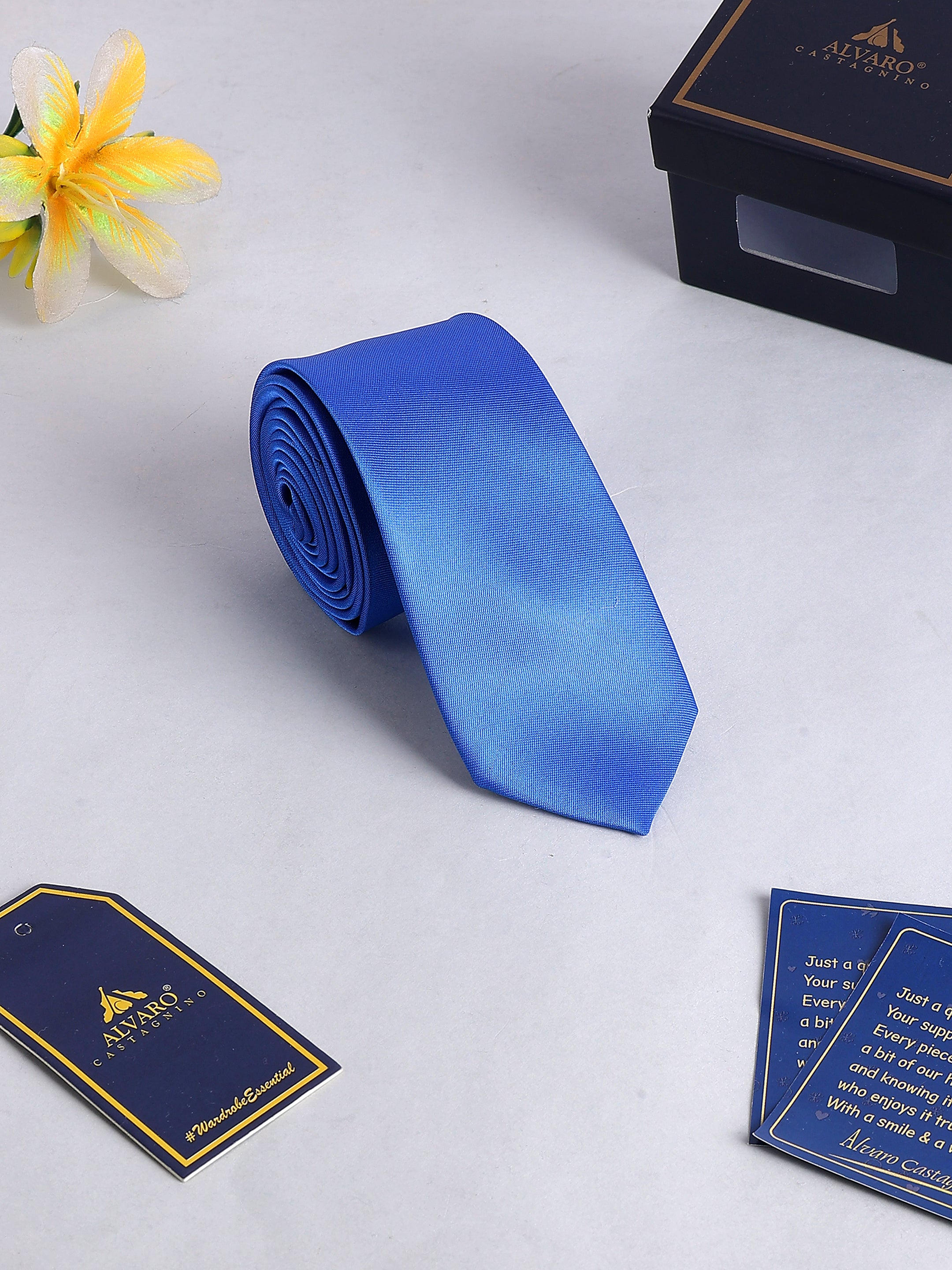 Royal Blue Solid Necktie