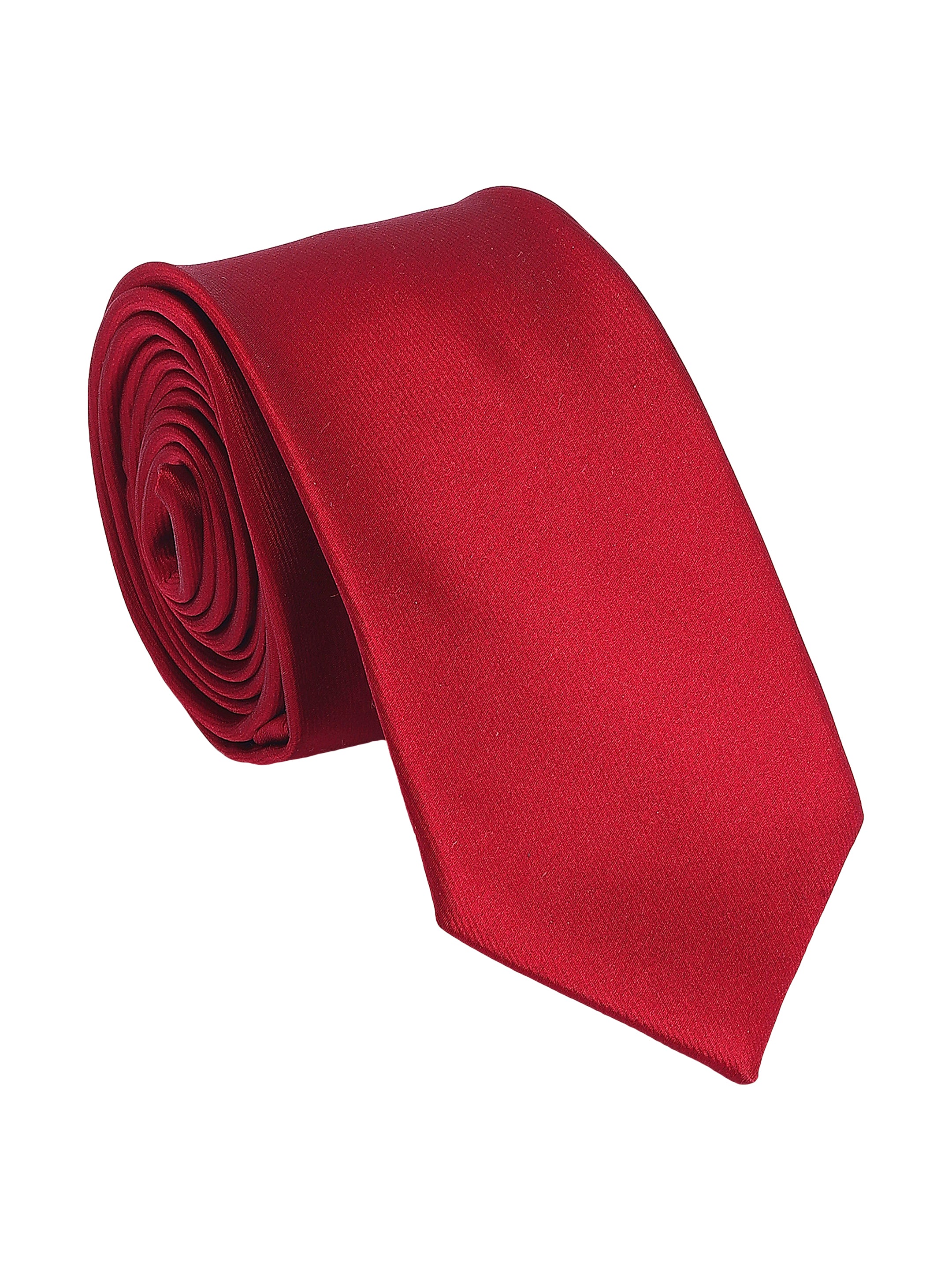 Solid Maroon Necktie