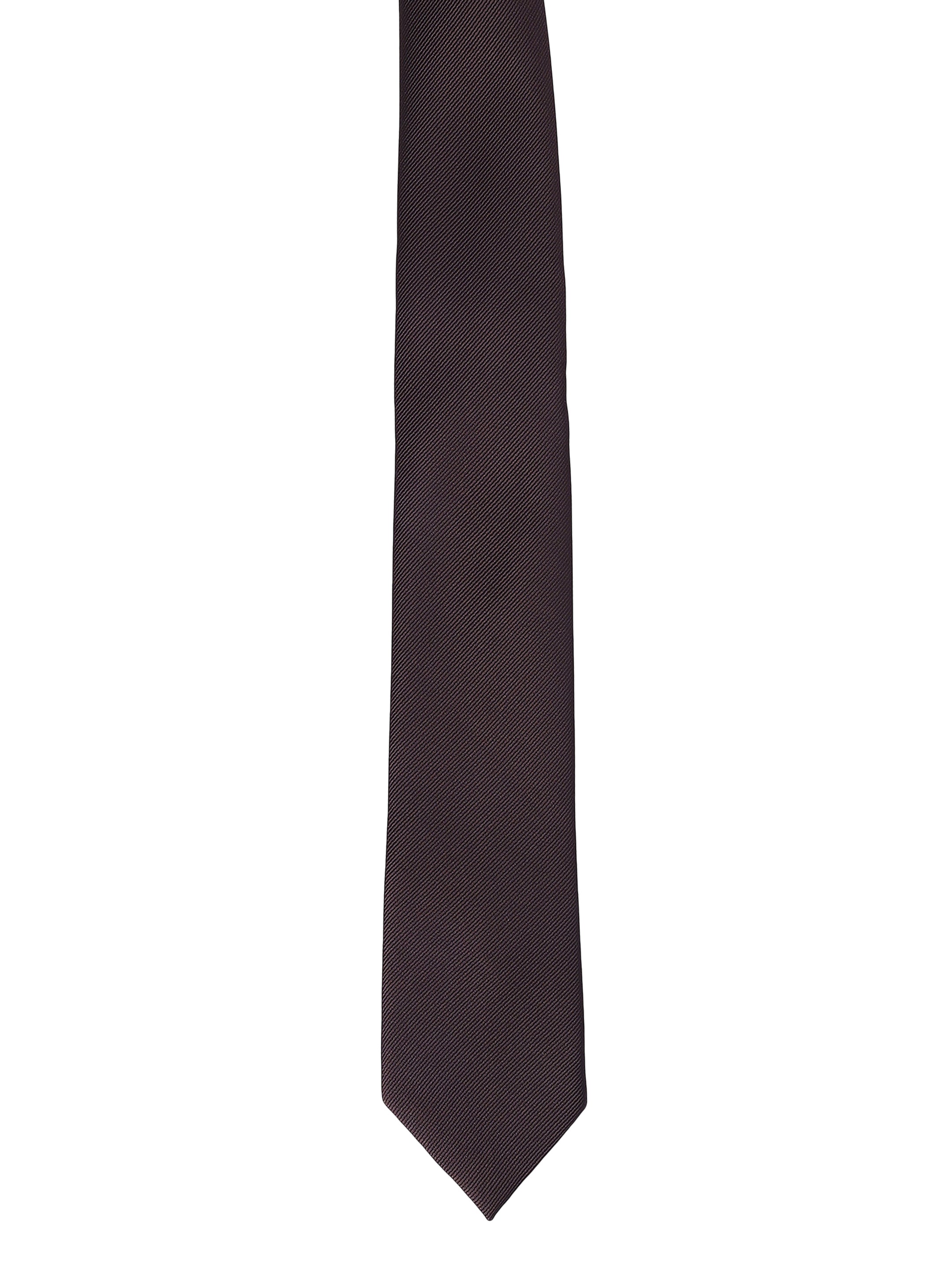 Solid Brown Necktie