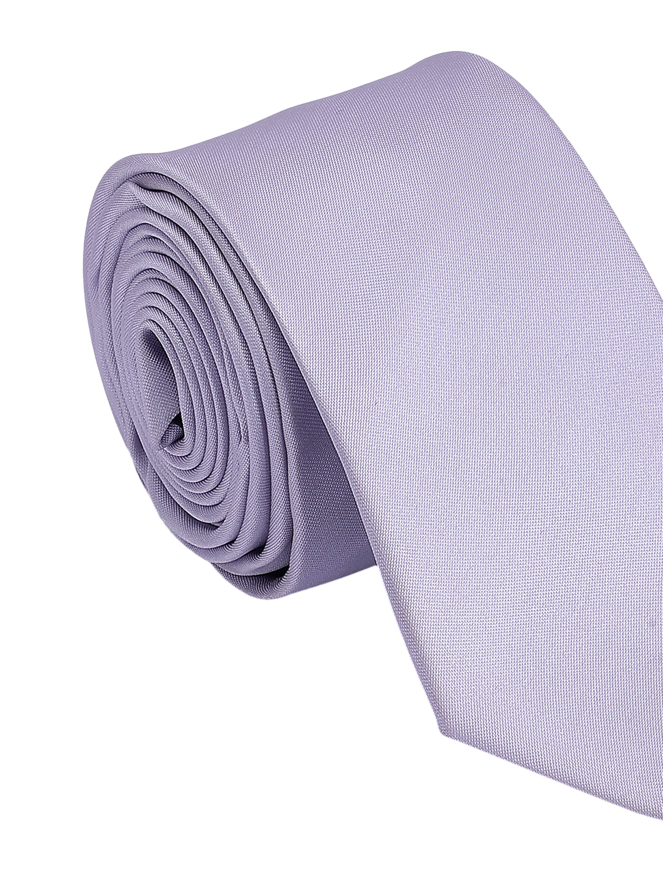 Light Grey Solid Necktie
