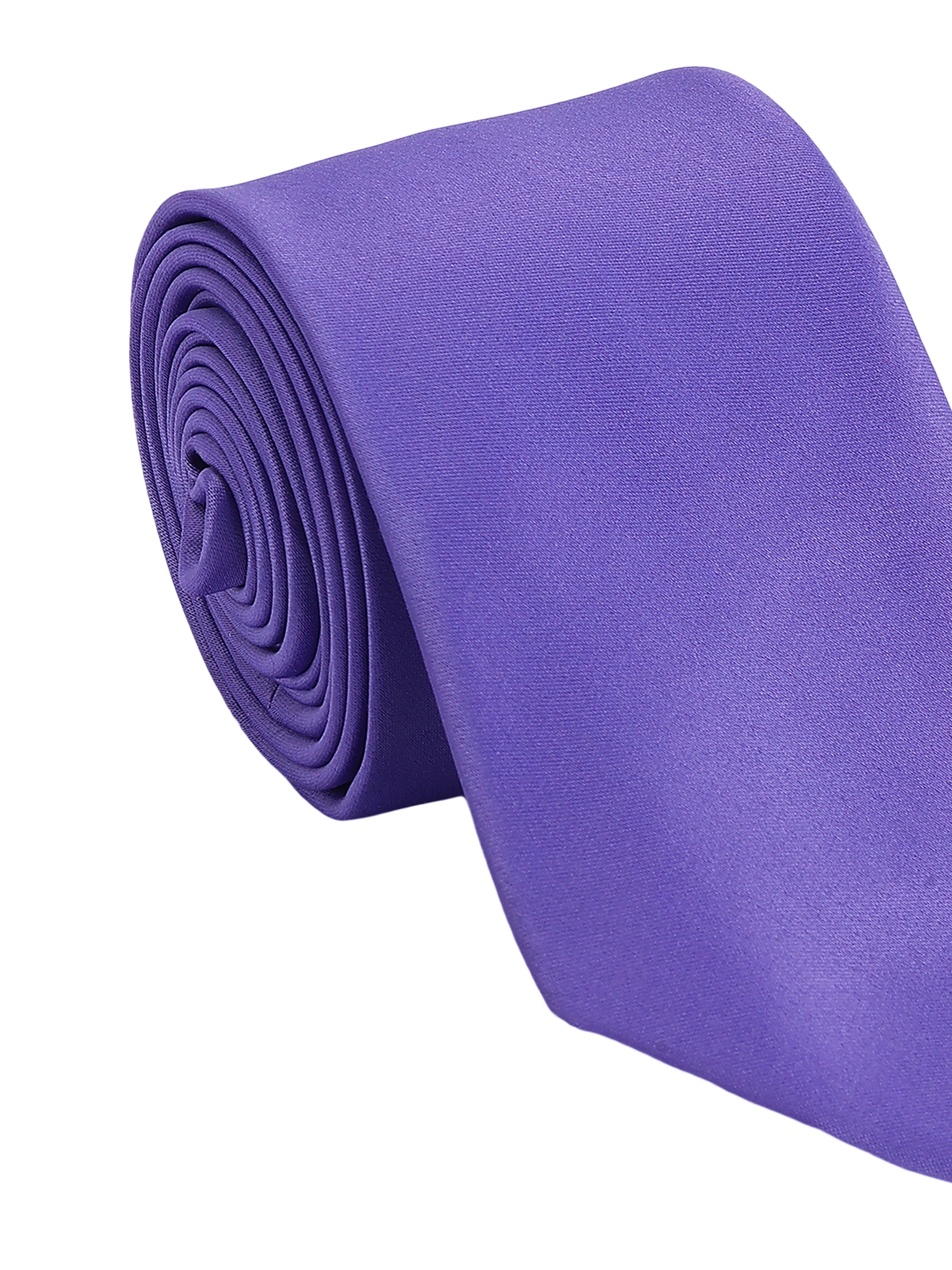 Purple Solid  Necktie