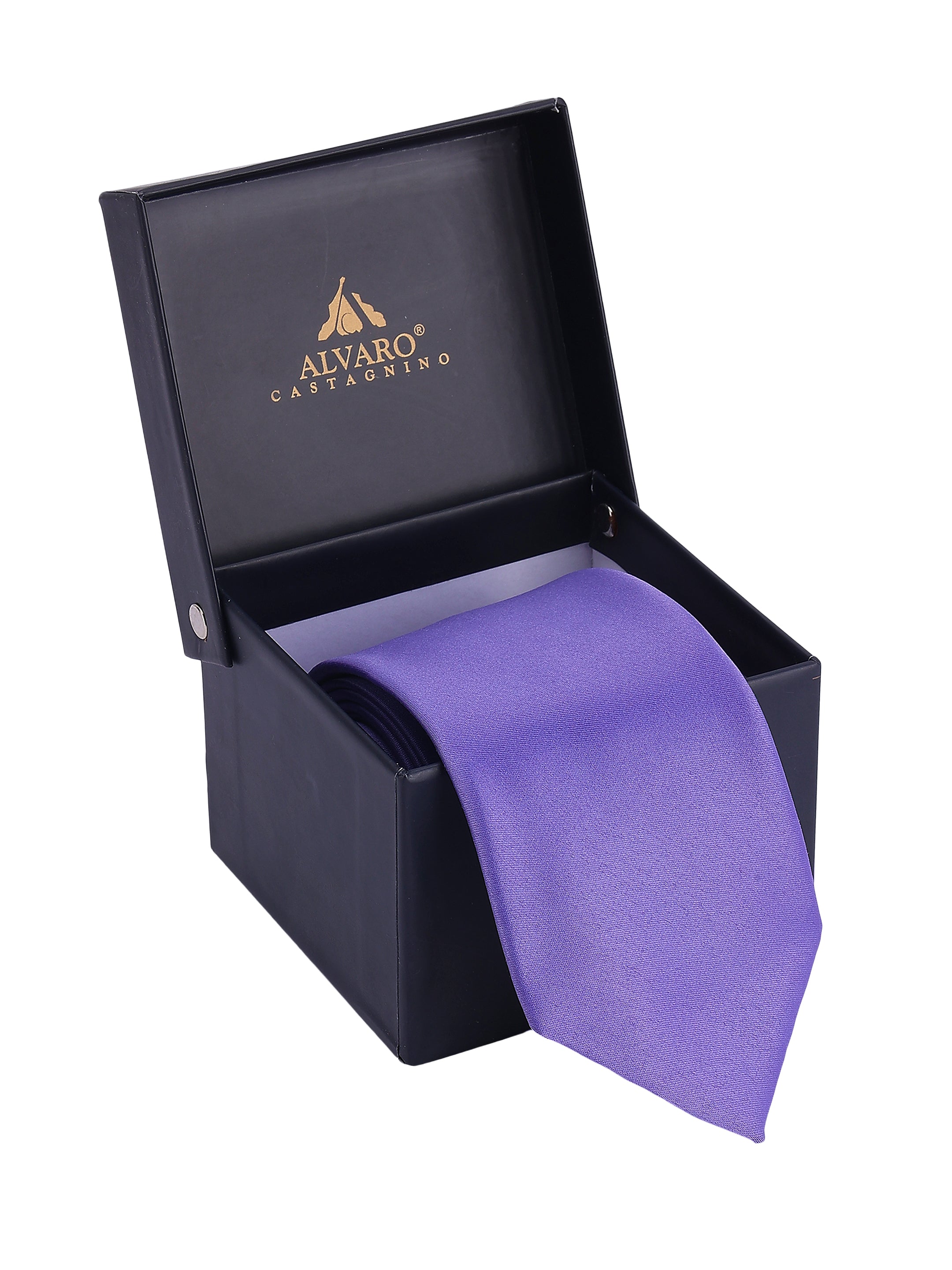 Purple Solid  Necktie