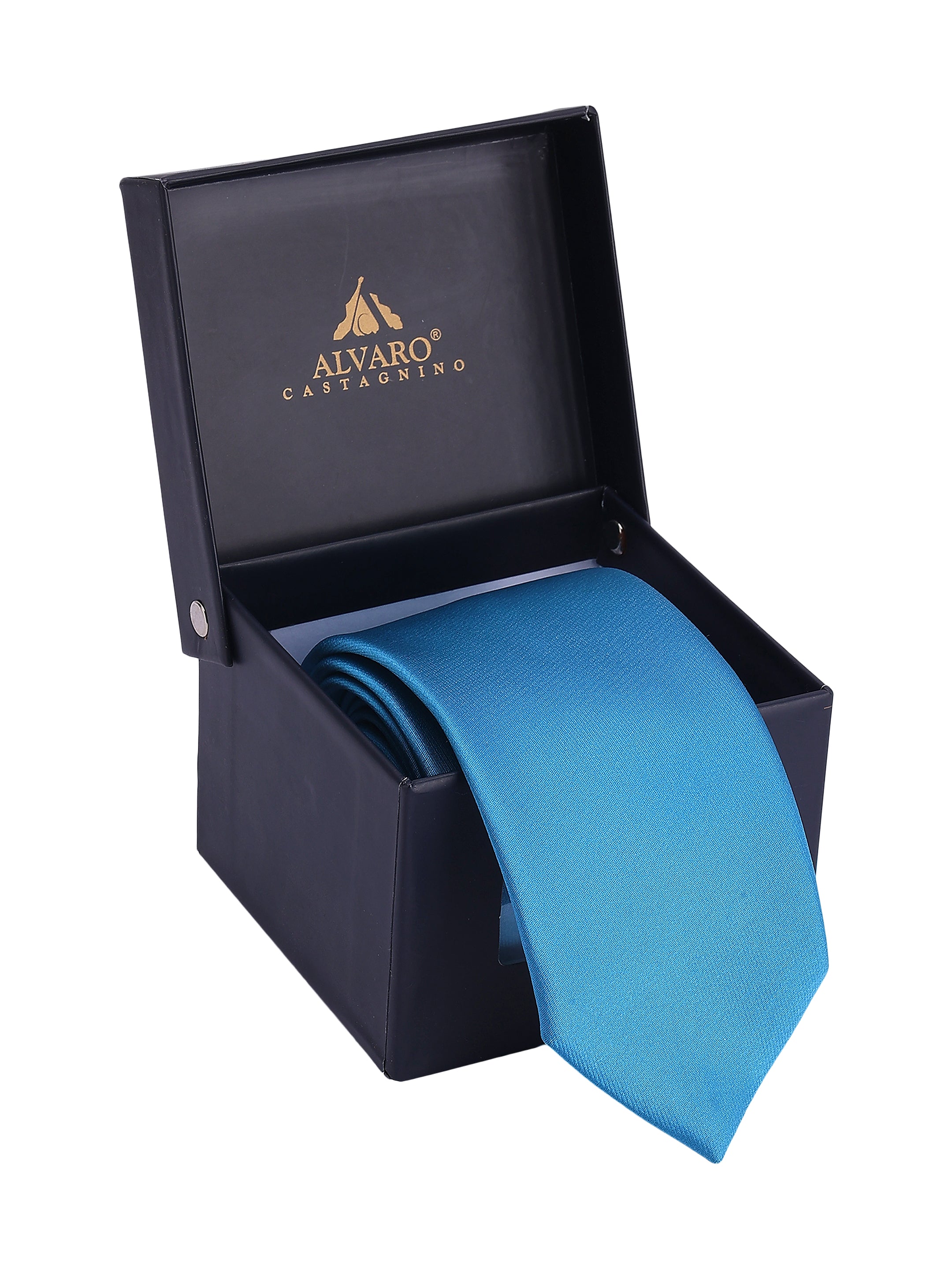Turquoise Solid Necktie