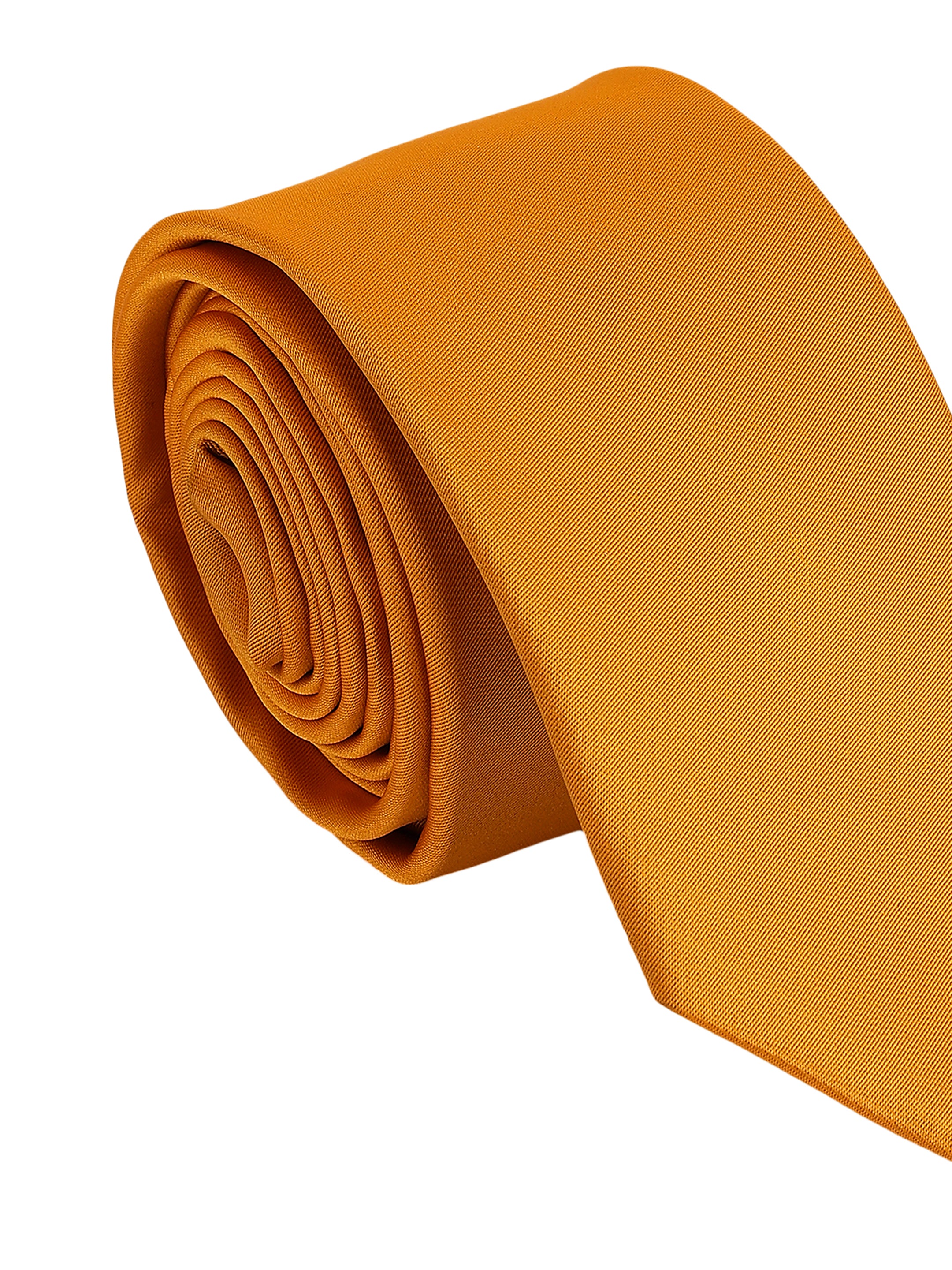 Yellow Solid  Necktie