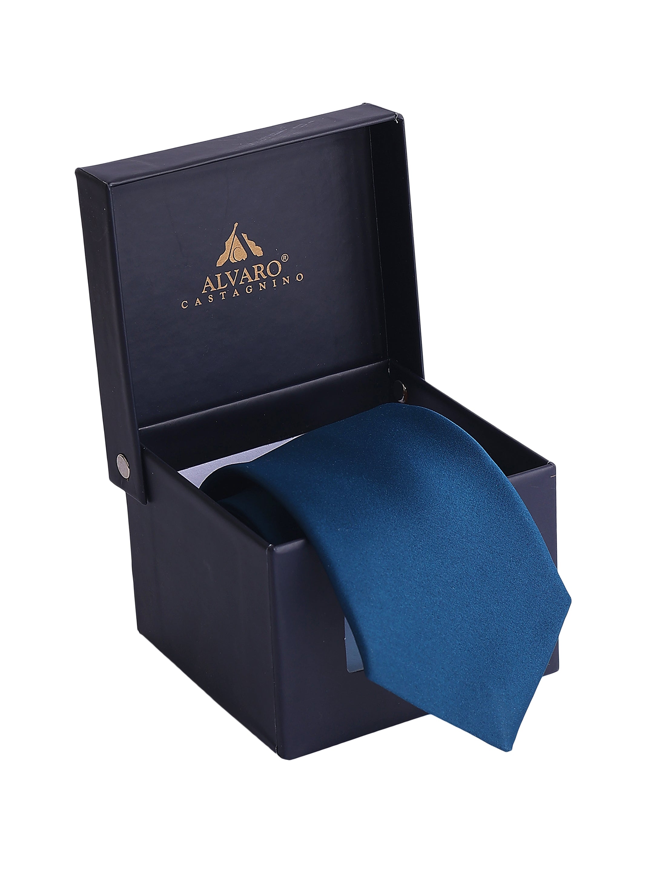 Solid Navy Blue Necktie