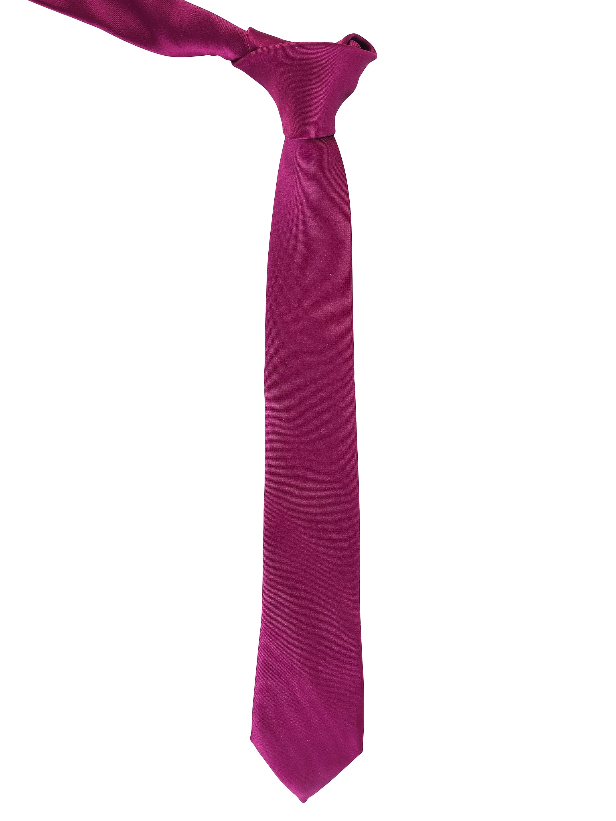 Men's Solid Pink Necktie