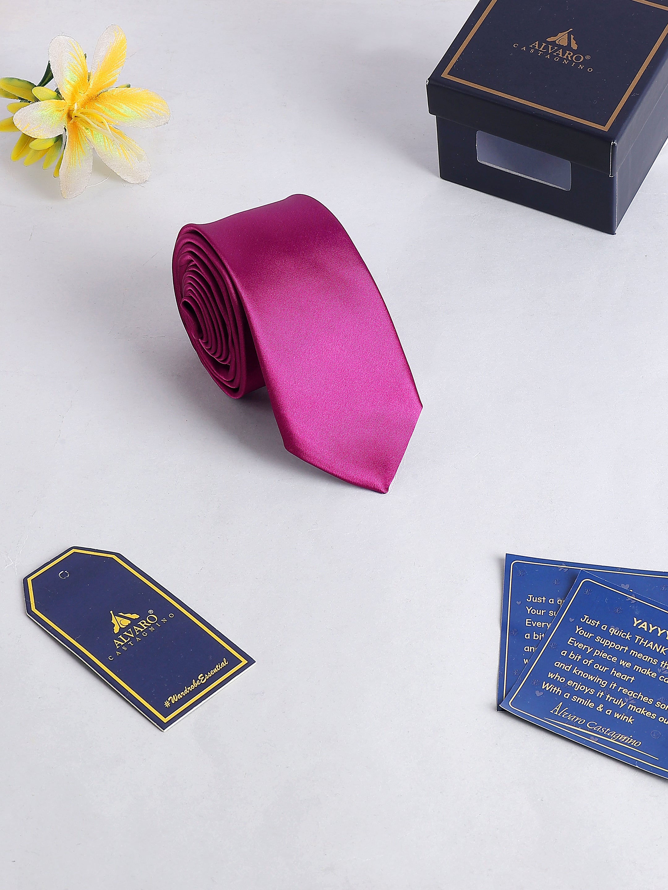Solid Pink Necktie