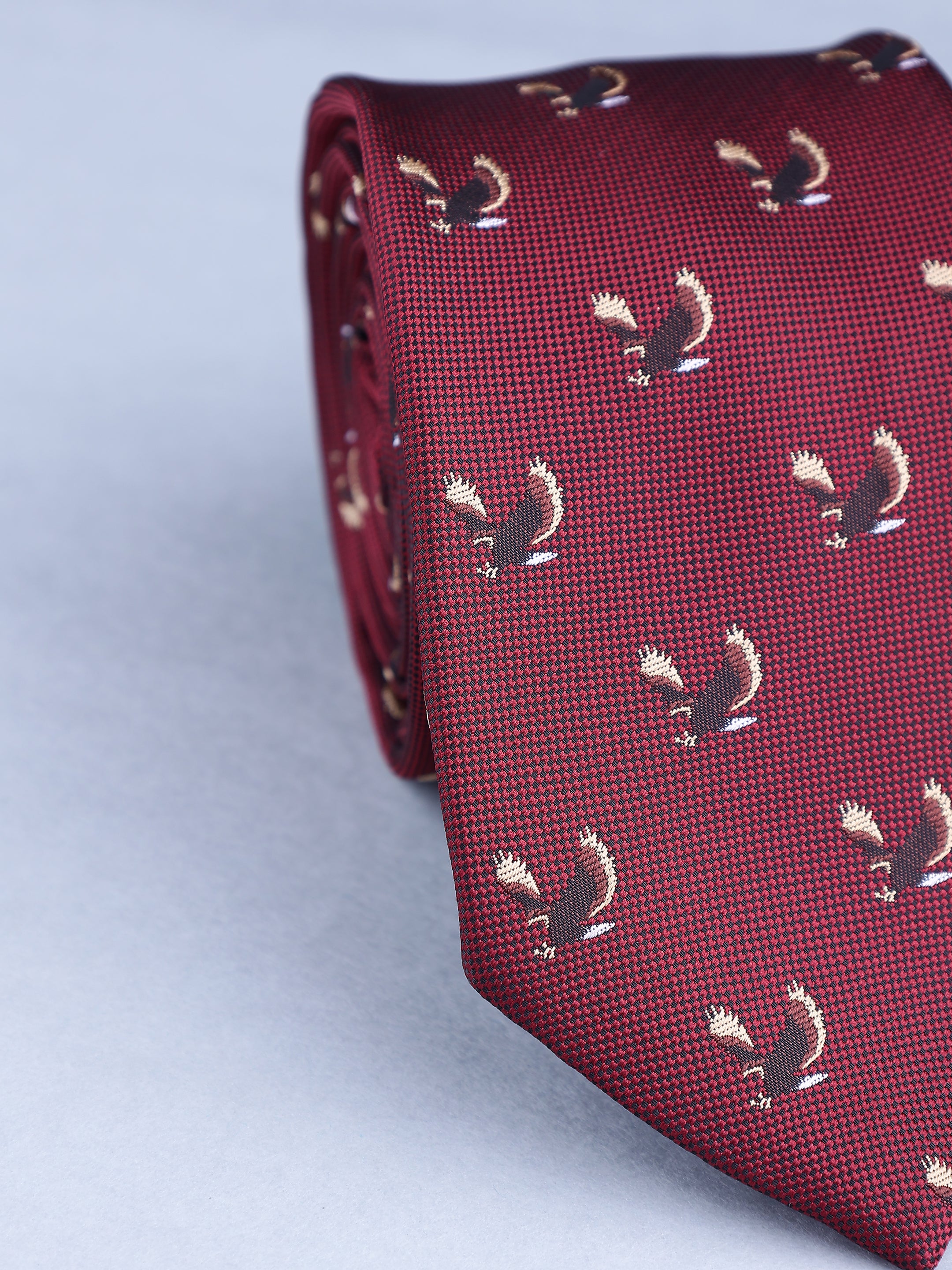 Fox Motif Necktie