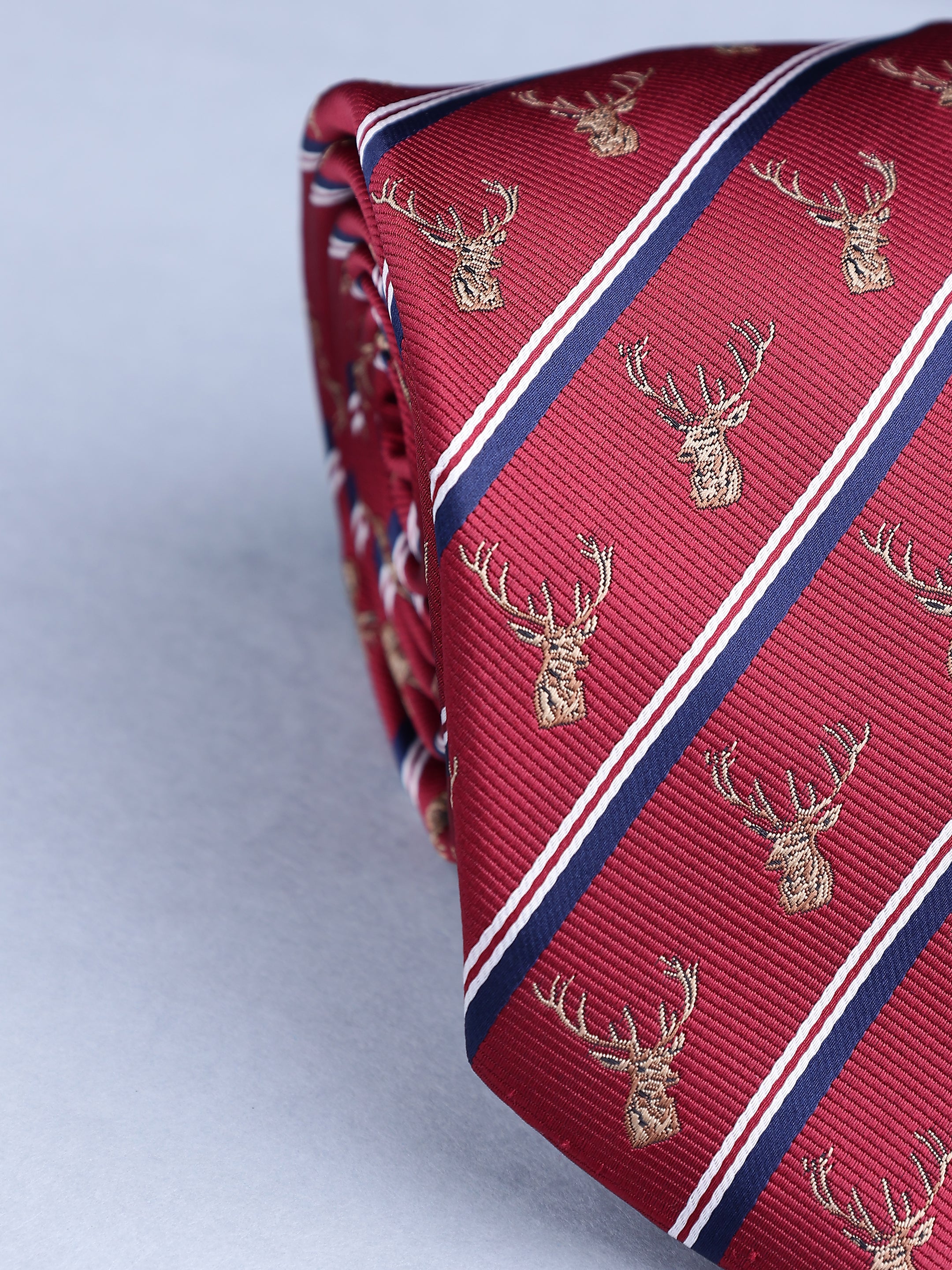 Regal Stag Stripe Necktie