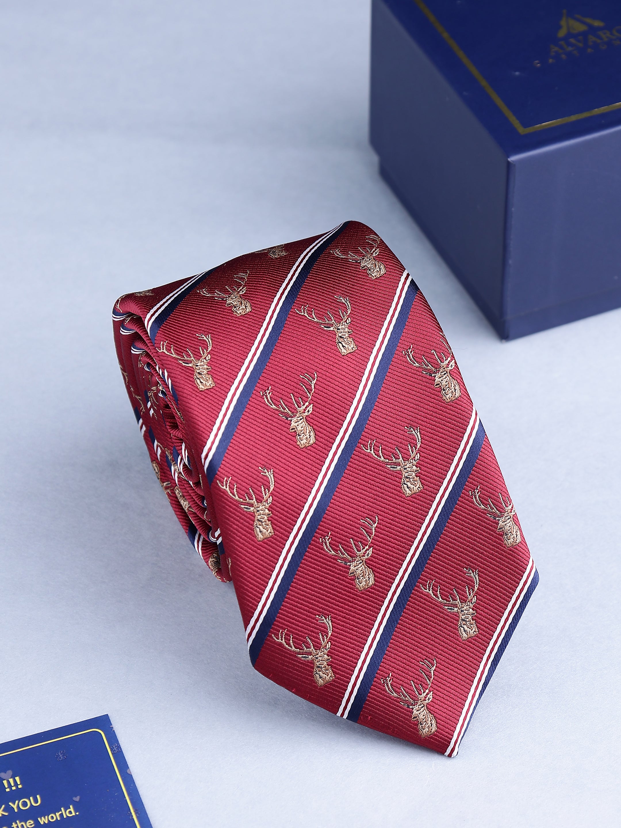 Regal Stag Stripe Necktie
