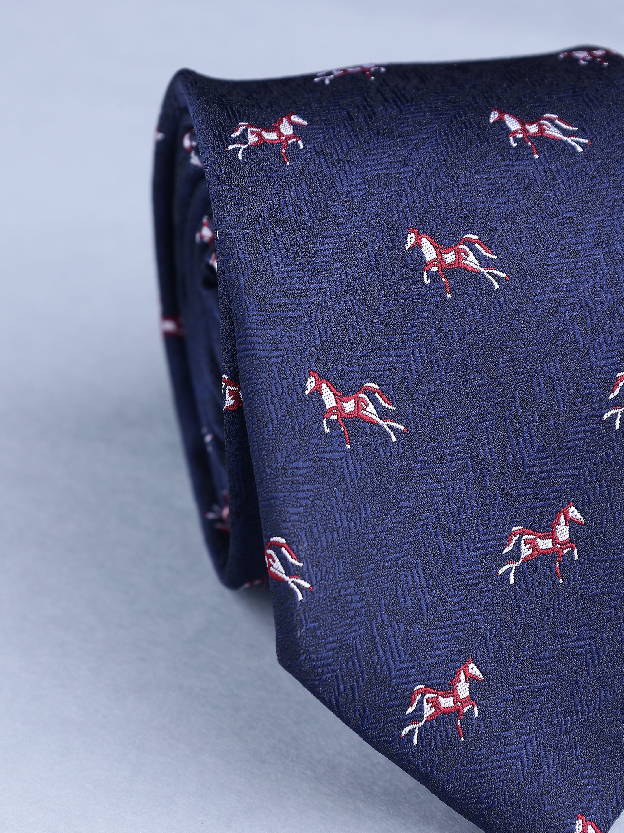 Polo Horse Print Necktie