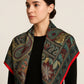 Alvaro Castagnino Women Maroon & Blue Unisex Printed Stole