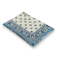Alvaro Castagnino Women Blue & Cream Unisex Printed Stole