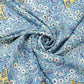 Alvaro Castagnino Women Blue & Cream Unisex Printed Stole