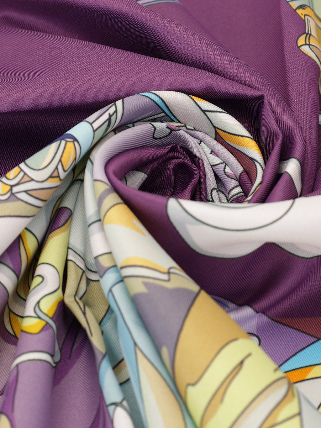 Alvaro Castagnino Women Purple & White Unisex Printed Stole