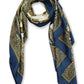 Alvaro Castagnino Women Brown & Cream Unisex Printed Stole