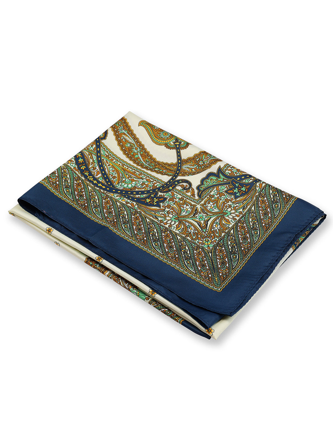 Alvaro Castagnino Women Brown & Cream Unisex Printed Stole