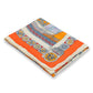 Alvaro Castagnino Women Orange & White Unisex Printed Stole
