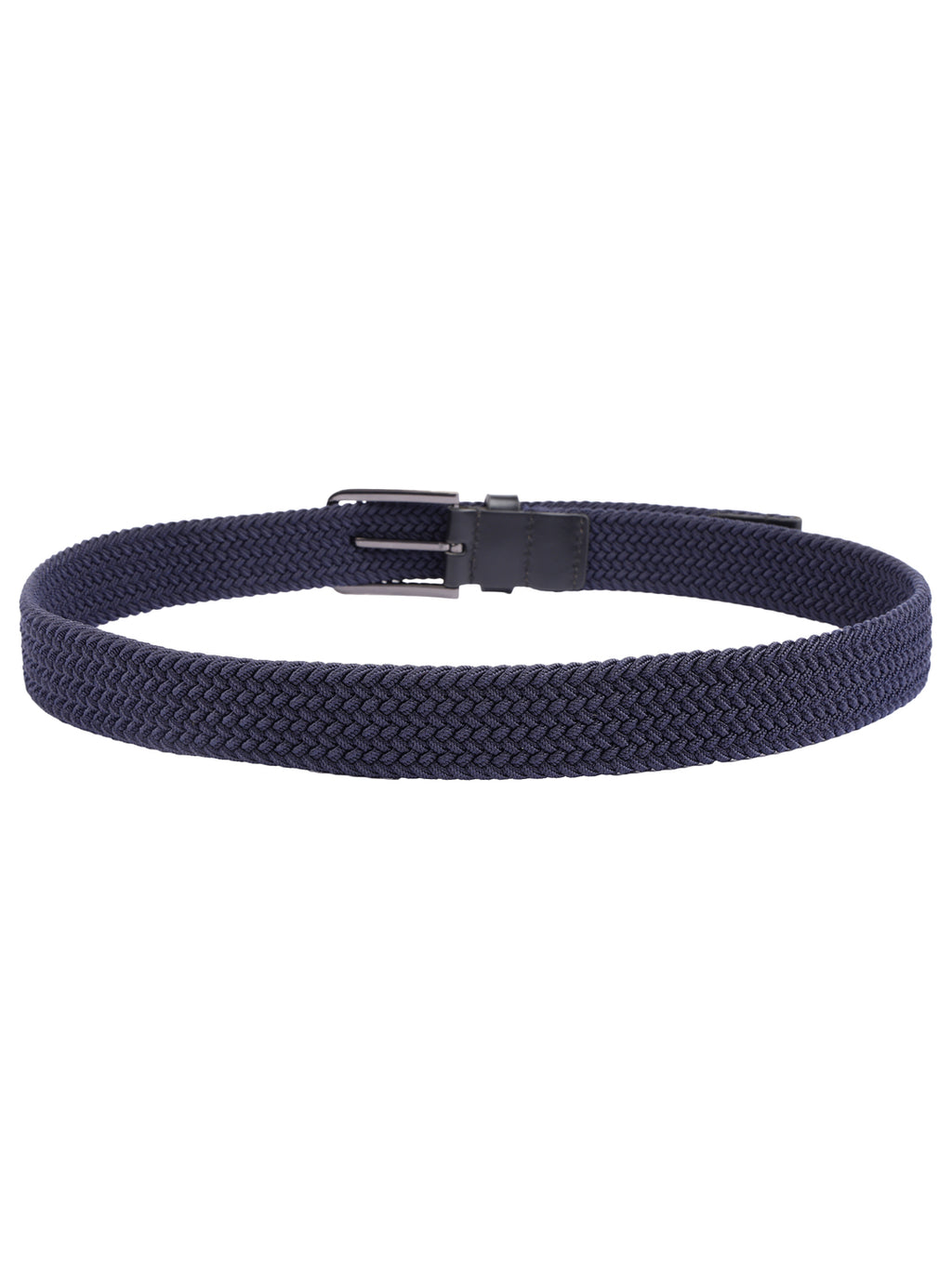 Alvaro Castagnino Men Braided Stretchable Knit Canvas Belt