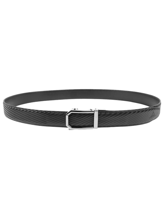 Alvaro Castagnino Men Leather Auto Lock Buckle Free Adjustable Belt