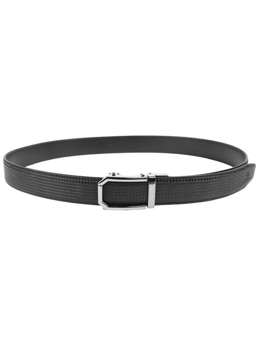 Alvaro Castagnino Men Leather Auto Lock Buckle Free Adjustable Belt