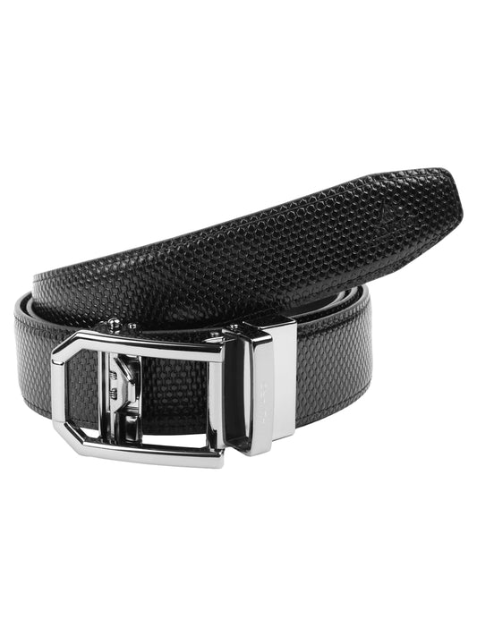 Alvaro Castagnino Men Leather Auto Lock Buckle Free Adjustable Belt