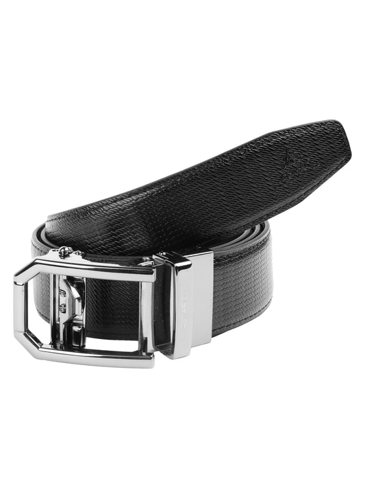 Alvaro Castagnino Men Leather Auto Lock Buckle Free Adjustable Belt