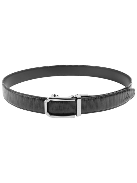 Alvaro Castagnino Men Leather Auto Lock Buckle Free Adjustable Belt