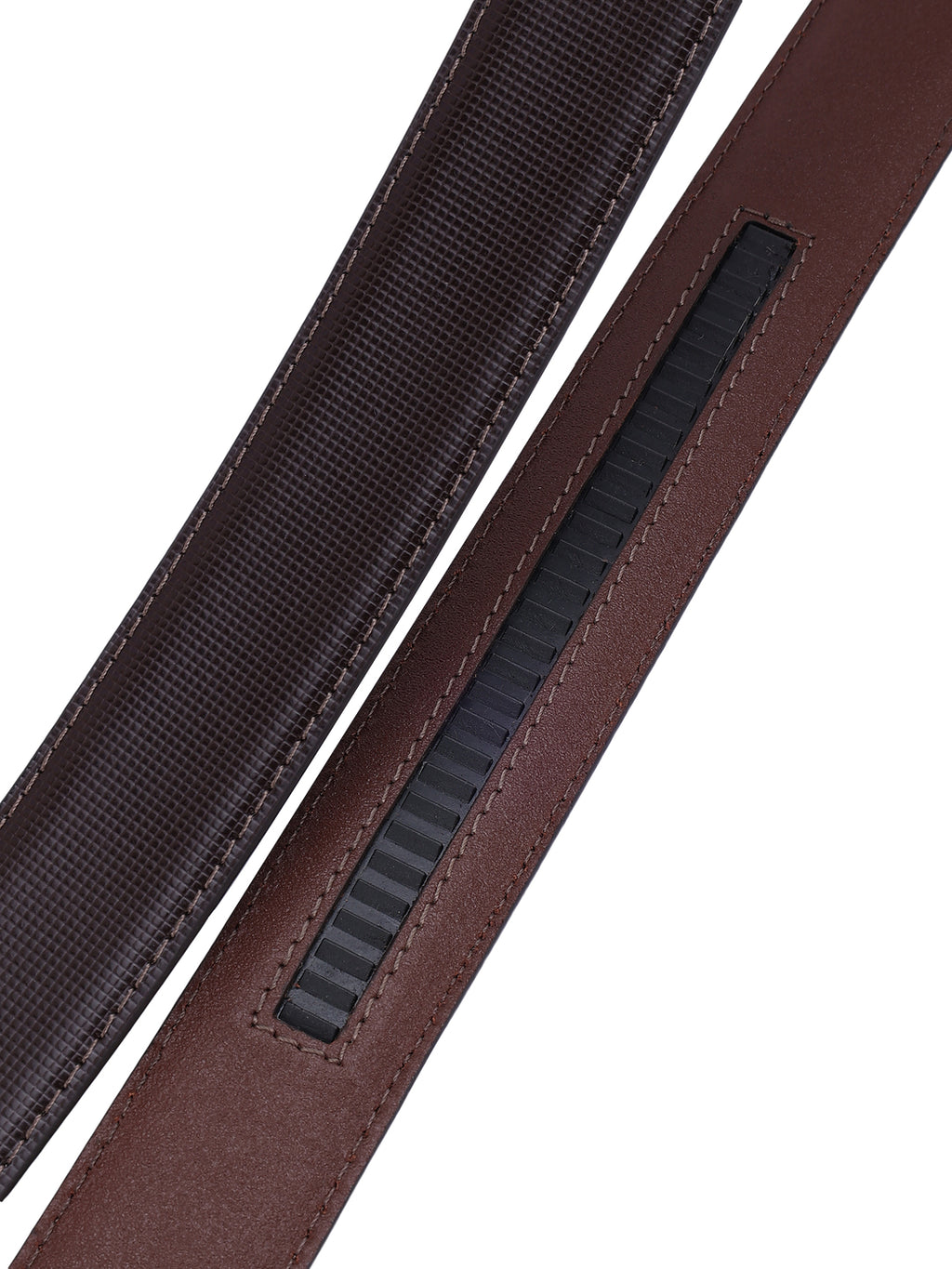 Alvaro Castagnino Men Leather Auto Lock Buckle Free Adjustable Belt