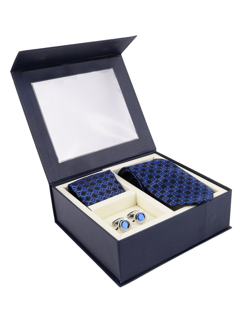 Alvaro Castagnino Men Blue & Black Accessory Gift Set