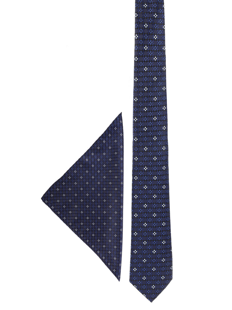 Alvaro Castagnino Men Blue & White Accessory Gift Set