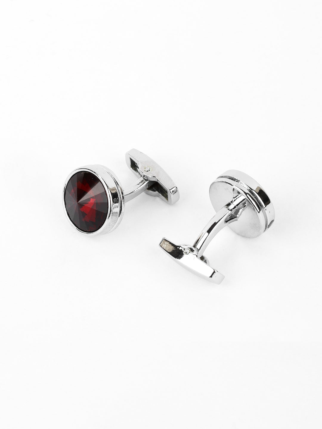 Alvaro Castagnino Men Maroon Accessory Gift Set