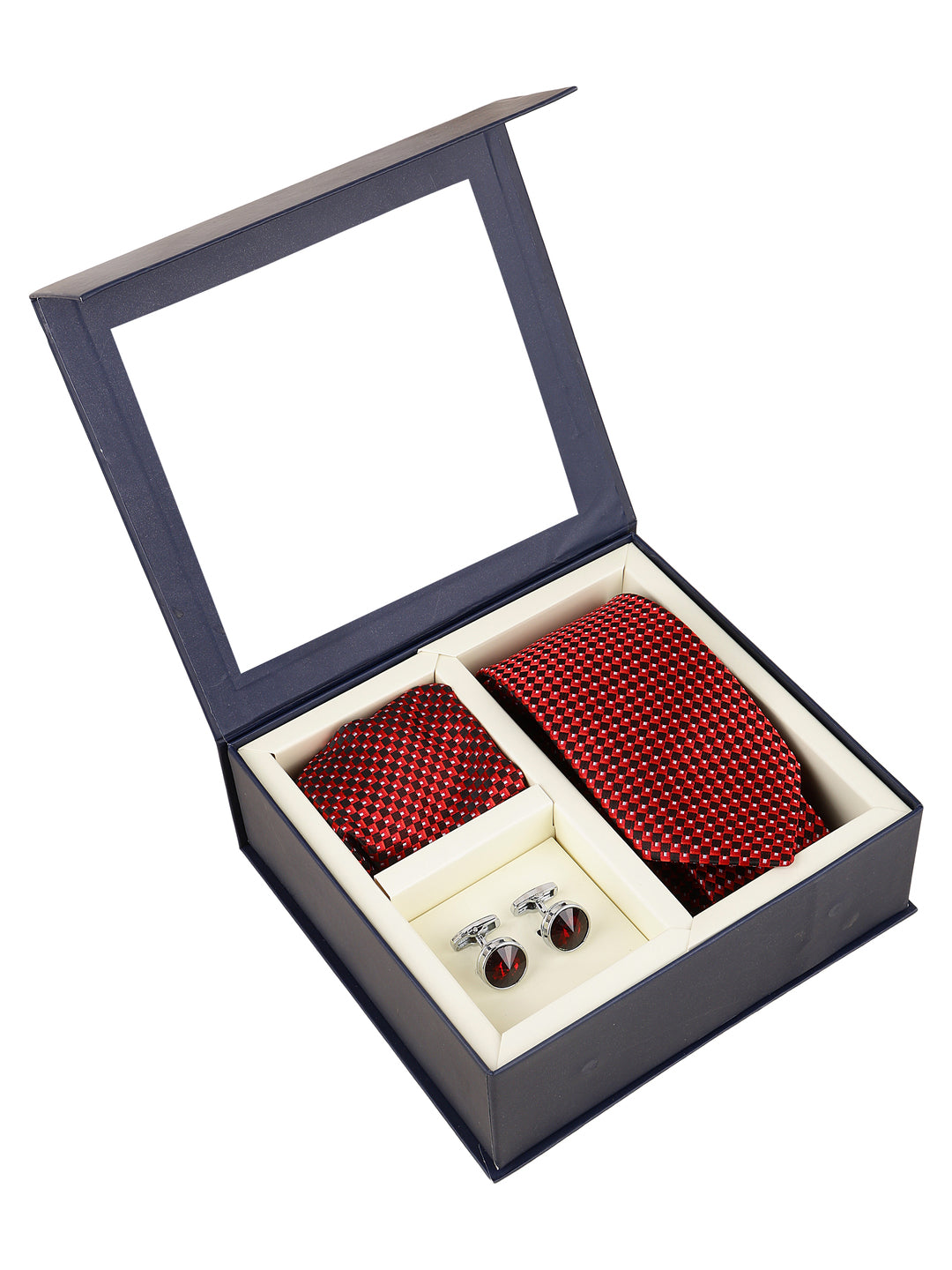 Red Patterned Accessory Gift Set