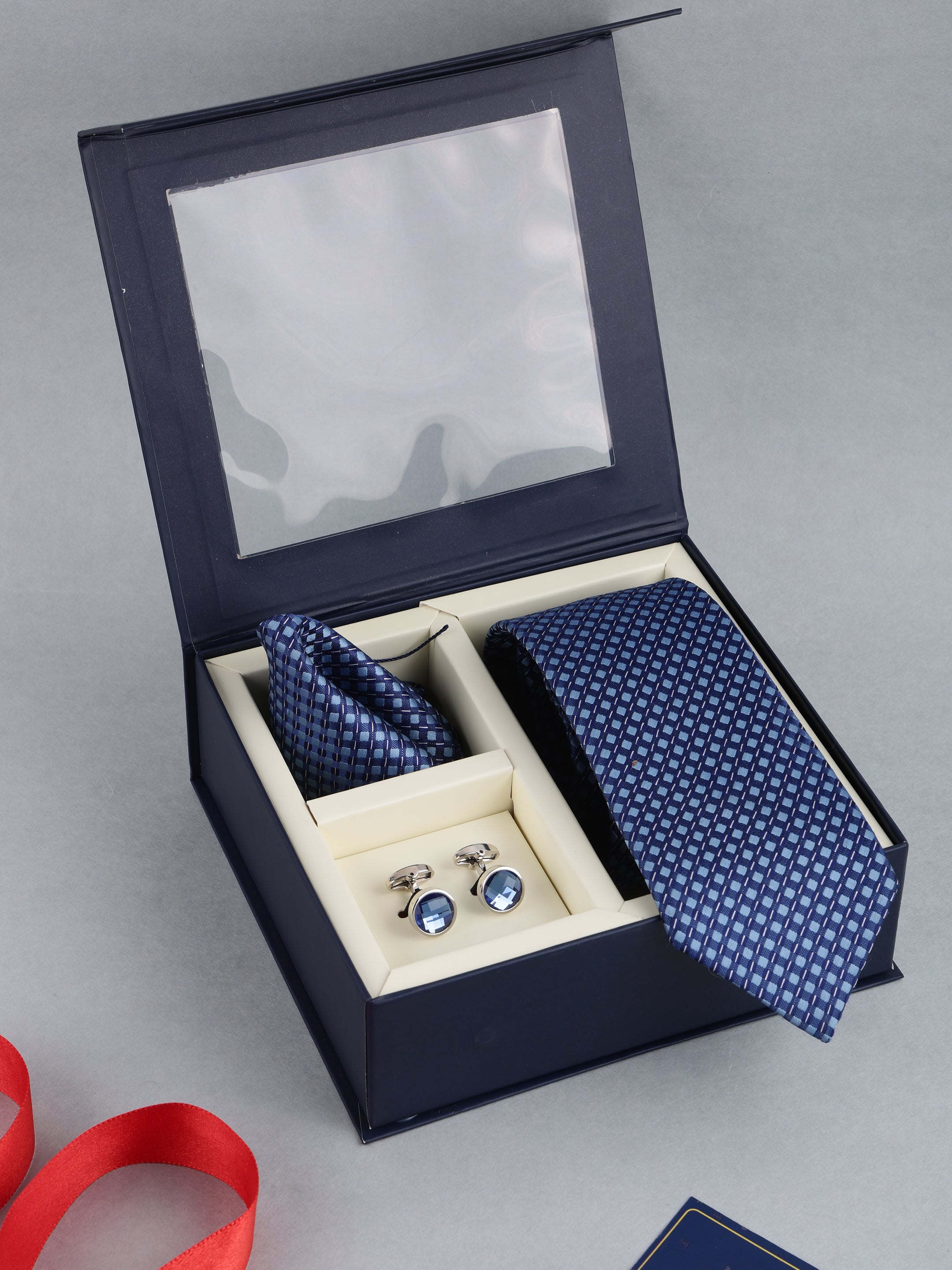 Blue Classic Necktie Gift Set
