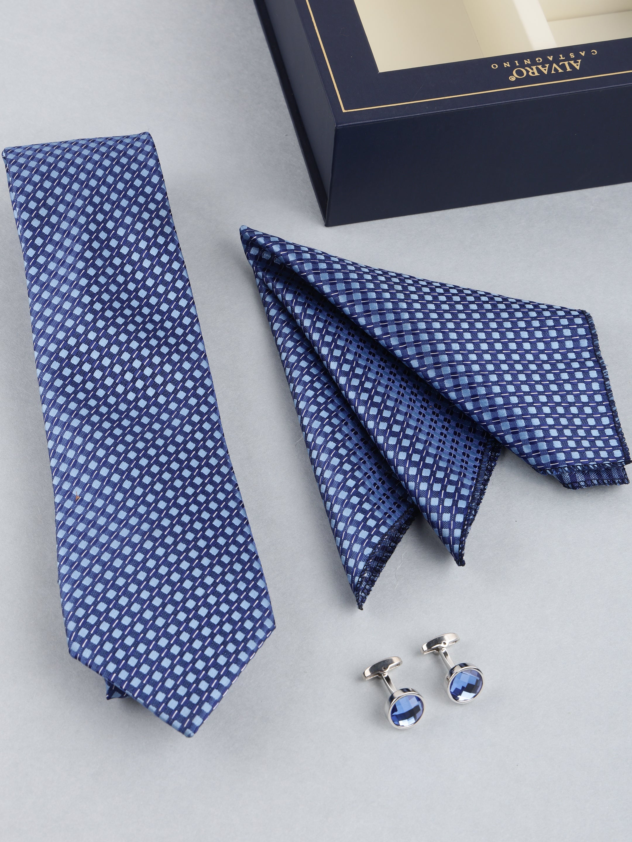 Blue Classic Necktie Gift Set