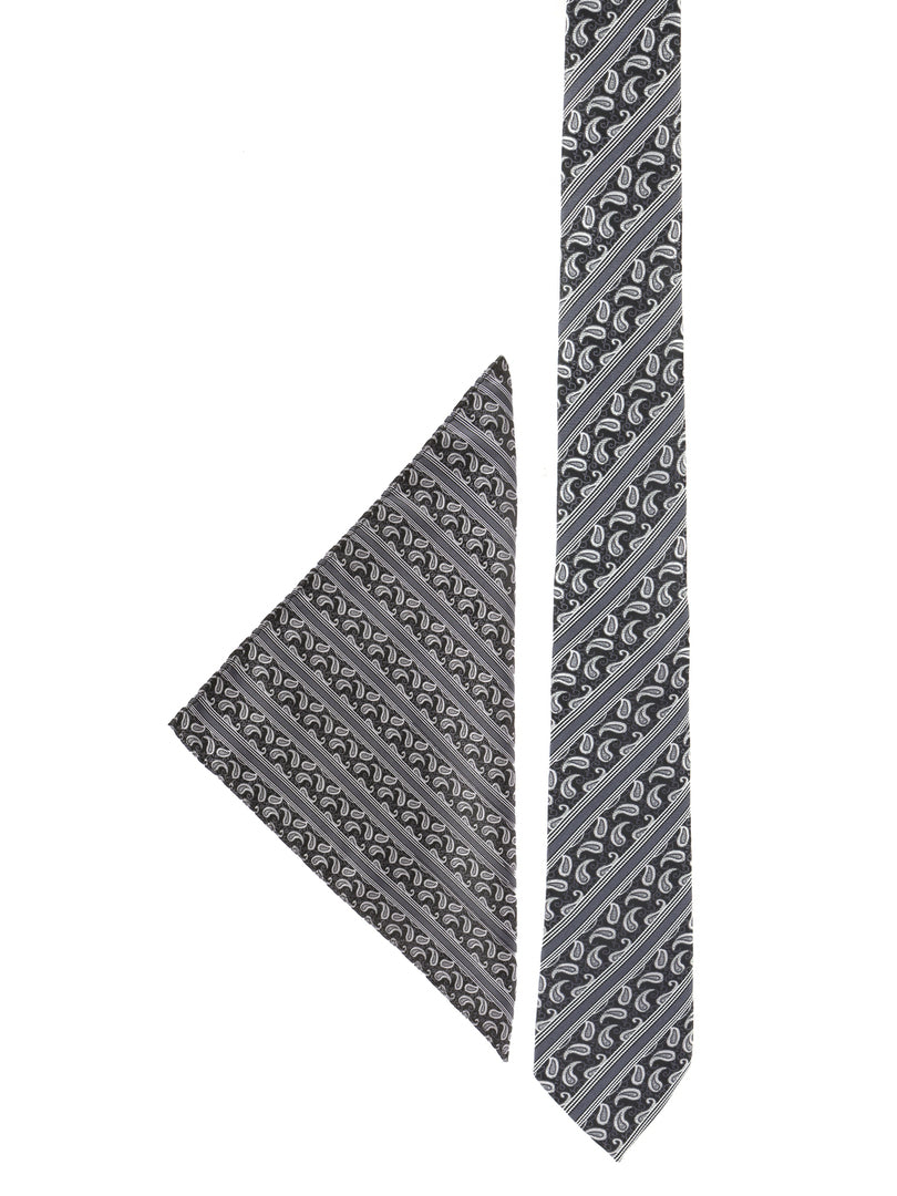 Black Paisley Patterned Accessory Gift Set