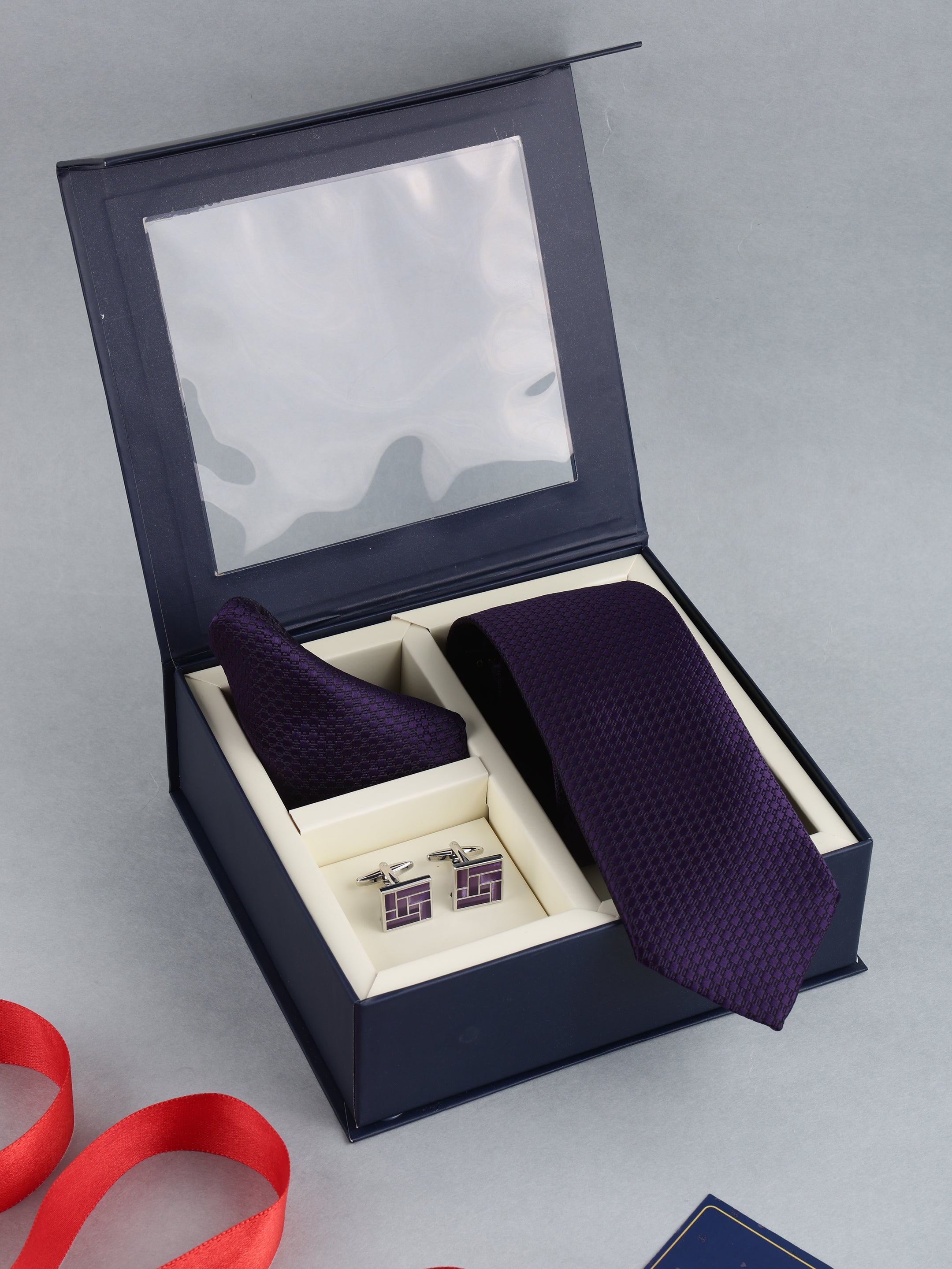 Purple Classic Necktie Gift Set