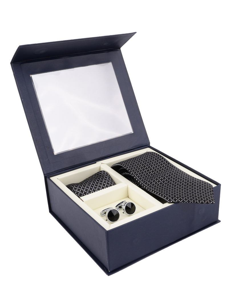 Black Geometric Accessory Gift Set