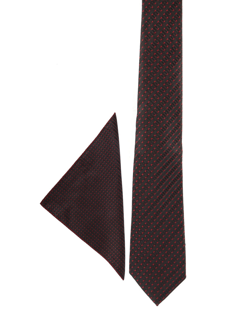 Alvaro Castagnino Men Black & Maroon Accessory Gift Set