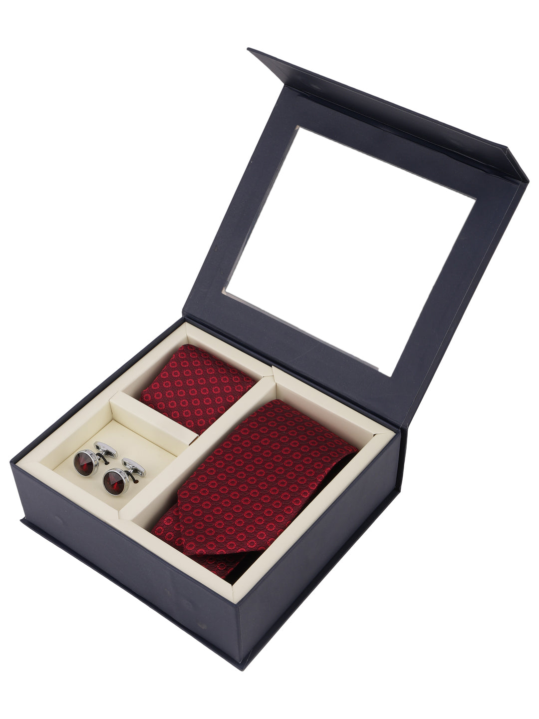 Alvaro Castagnino Men Maroon Accessory Gift Set