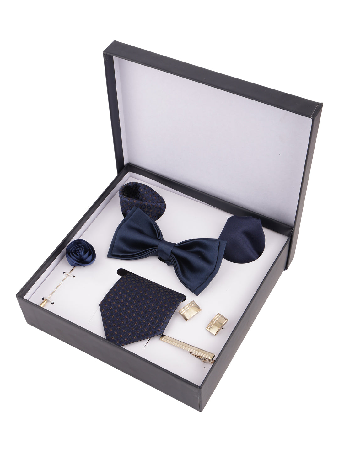 Alvaro Castagnino Men Blue & Brown Accessory Gift Set
