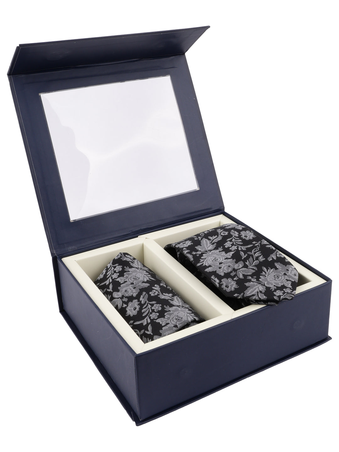 Alvaro Castagnino Men Black & Grey Colour Accessory Gift Set