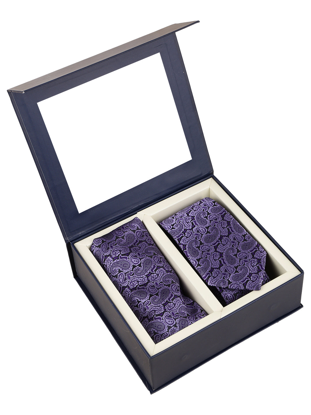 Alvaro Castagnino Men Black & Purple Colour Accessory Gift Set