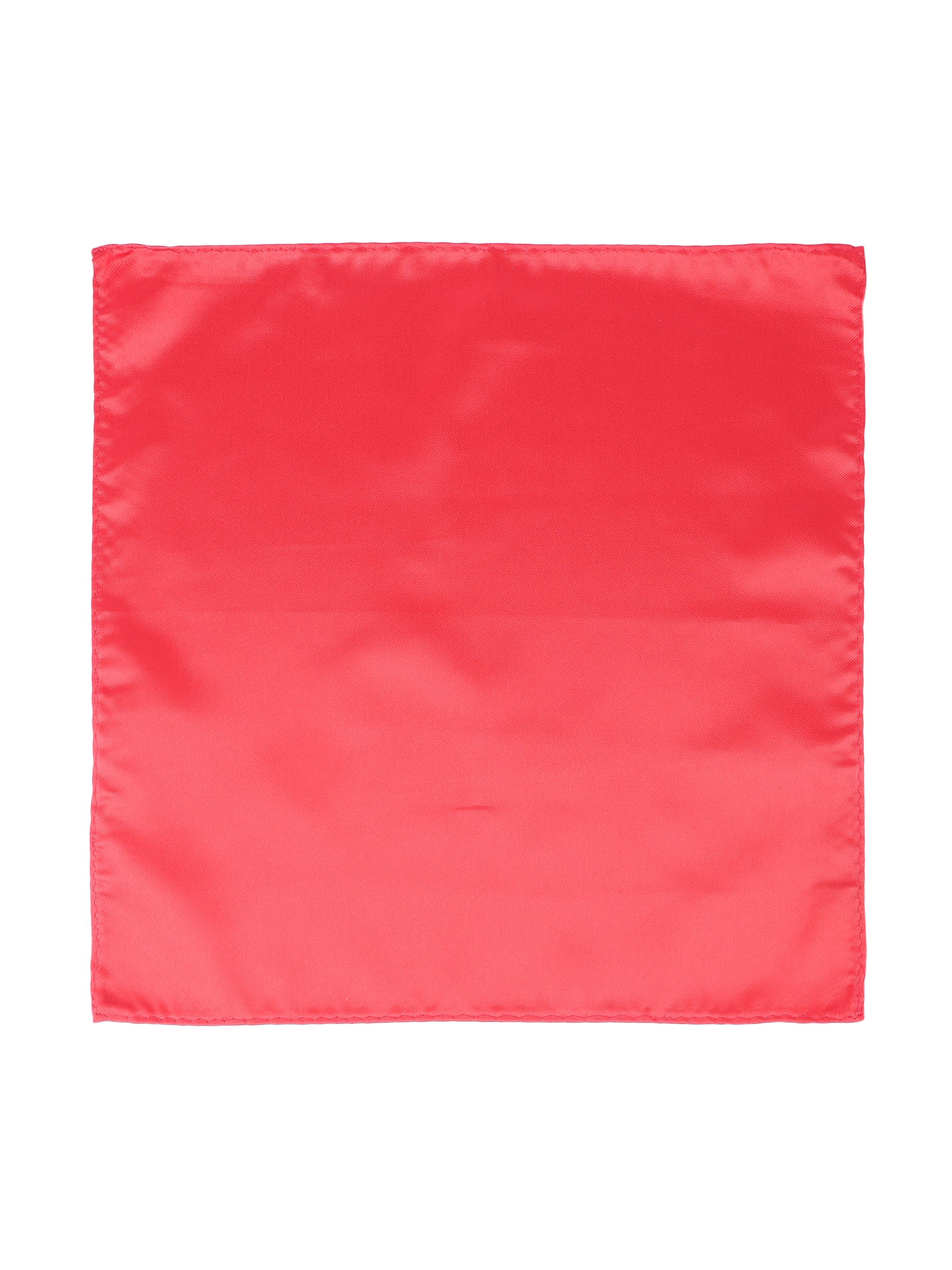 Red square fabric on a white background