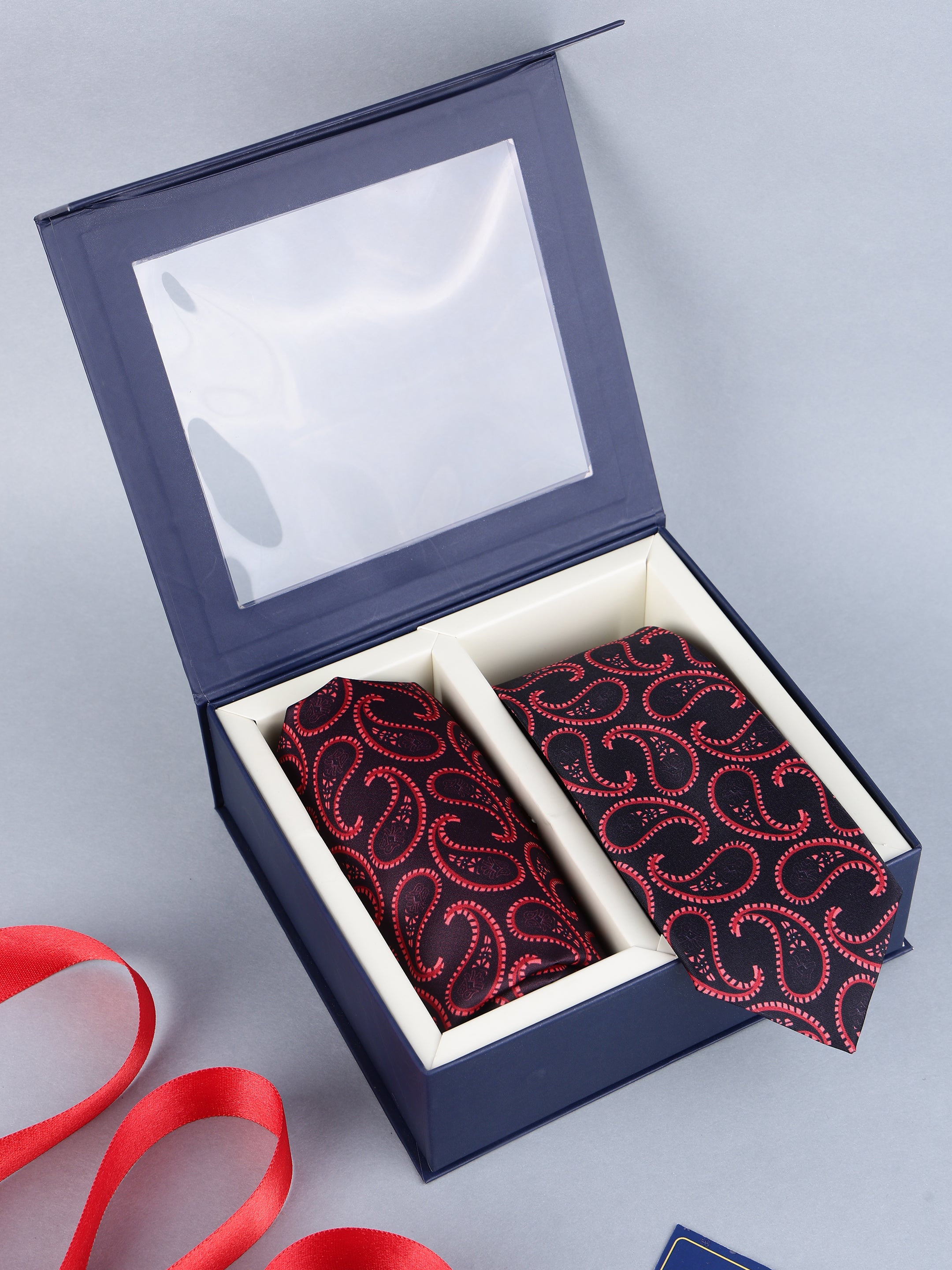 Paisley Necktie & Pocket Square Gift Set