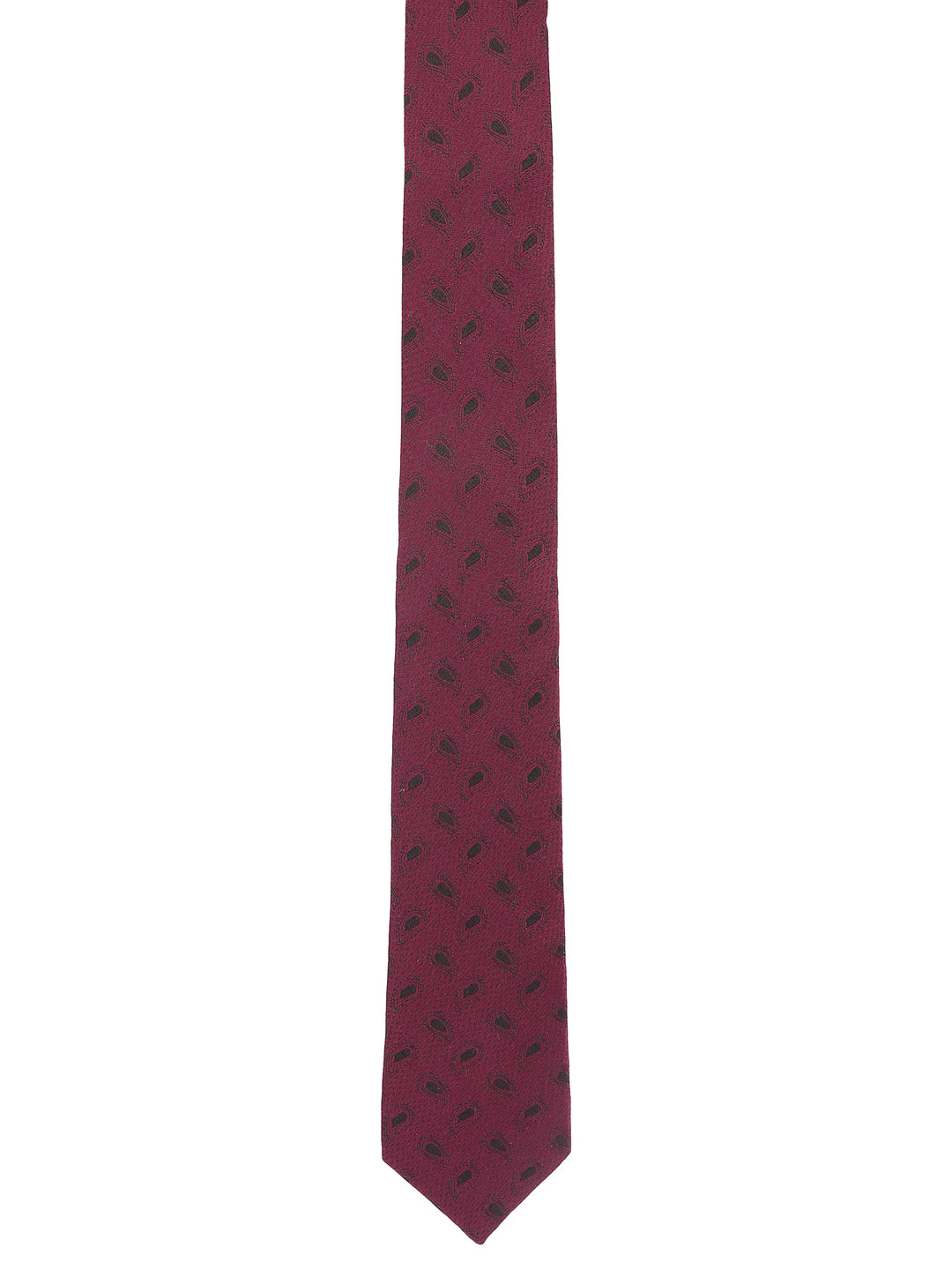 Alvaro Castagnino Men Maroon Colour Silk Accessory Gift Set