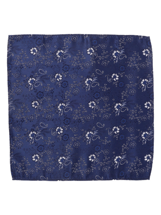 Alvaro Castagnino Men Blue & White Colour Silk Accessory Gift Set