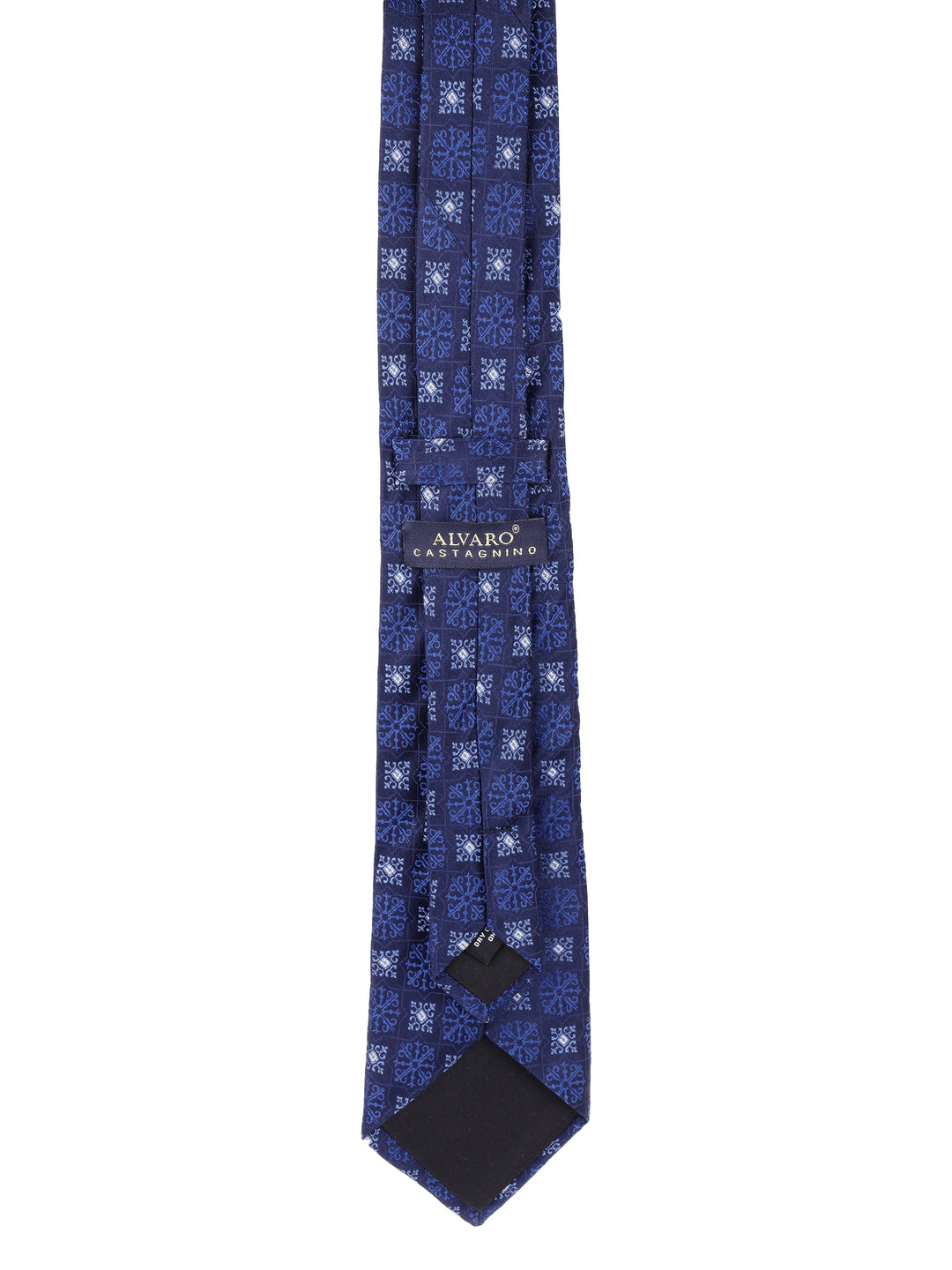 Alvaro Castagnino Men Blue & White Colour Silk Accessory Gift Set
