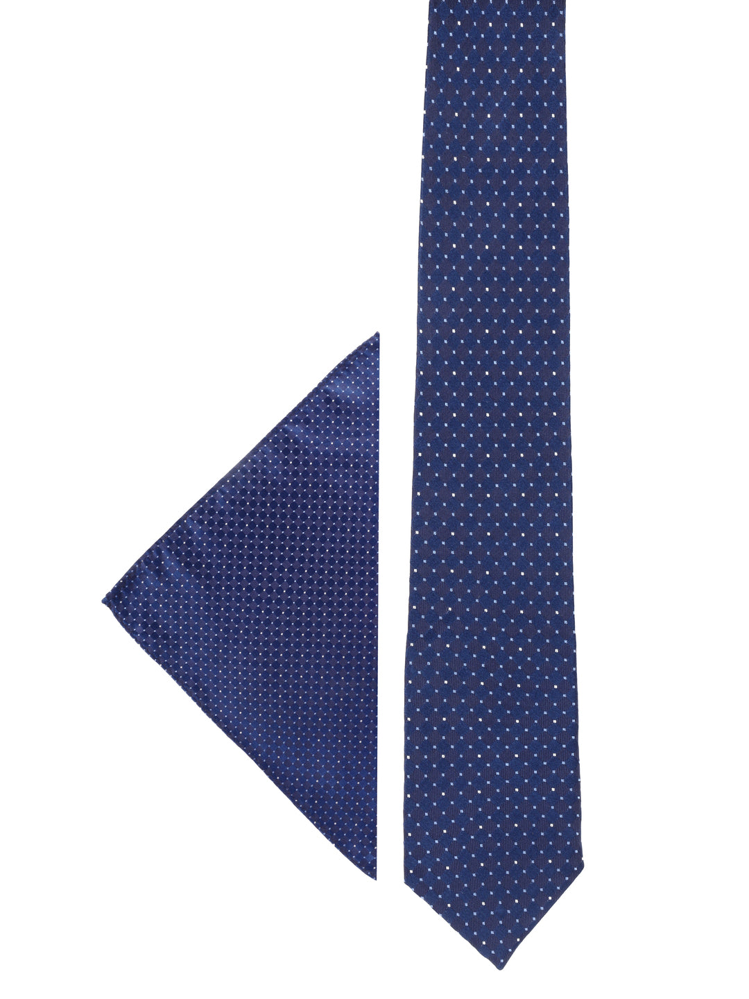 Alvaro Castagnino Men Blue Colour Silk Accessory Gift Set