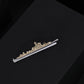 Alvaro Castagnino Men Silver Classic Tie Pin